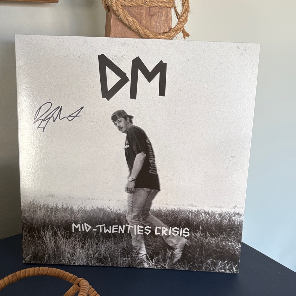 DM Mid-Twenties Crisis Vinyl Record Dylan Marlowe autographed signed